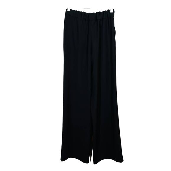 Drew Wide Leg Elastic Waist Trouser Black Formal - S - Picture 1 of 5